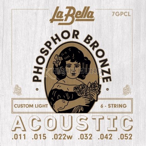 Dây đàn Acoustic La Bella Phosphor Bronze 7GPCL